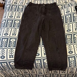 Black High-Waisted Pants
